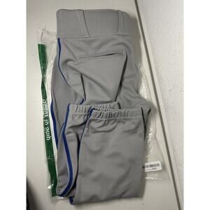 Champro, Pinstripe Baseball Pants Gray/ Blue , Women L*